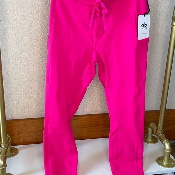 Alo Yoga Hot Pink 7/8 Leggings - Picture 1 of 3